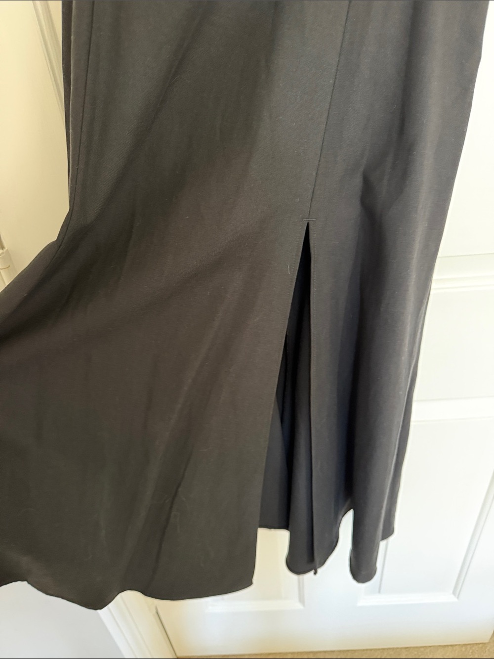 Reiss Black Tie-Shoulder Midi Dress - Picture 9 of 16